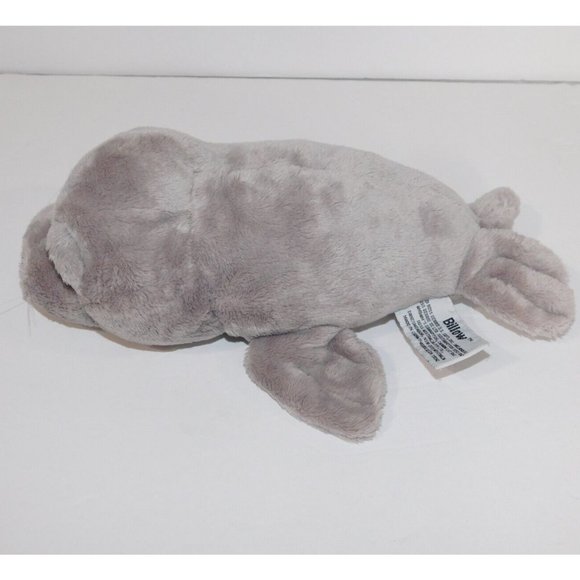 Russ Berrie Lil Peepers Gray Harp Seal BILLOW 11" plush stuffed Big Eyes 96514 - Picture 3 of 7